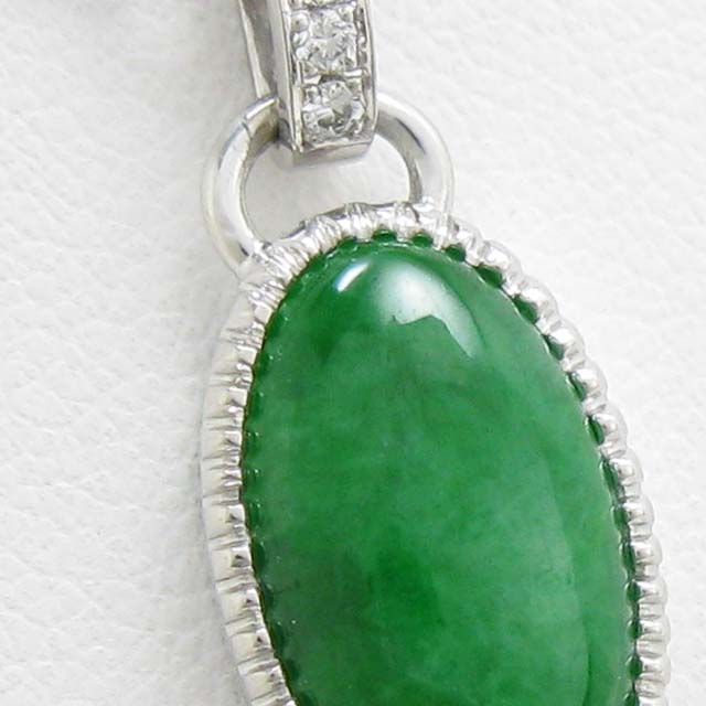 CP046】翡翠のペンダントへリフォーム│ジュエリーリフォーム
